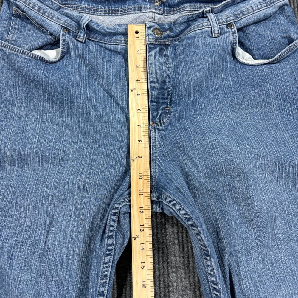 Riders by Lee Straight Leg Jeans Women 20W P Blue Medium Wash Stretch - Picture 6 of 14